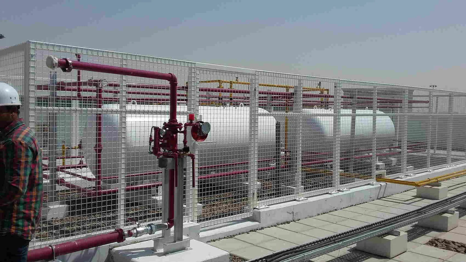 LPG Tank Security Fencing